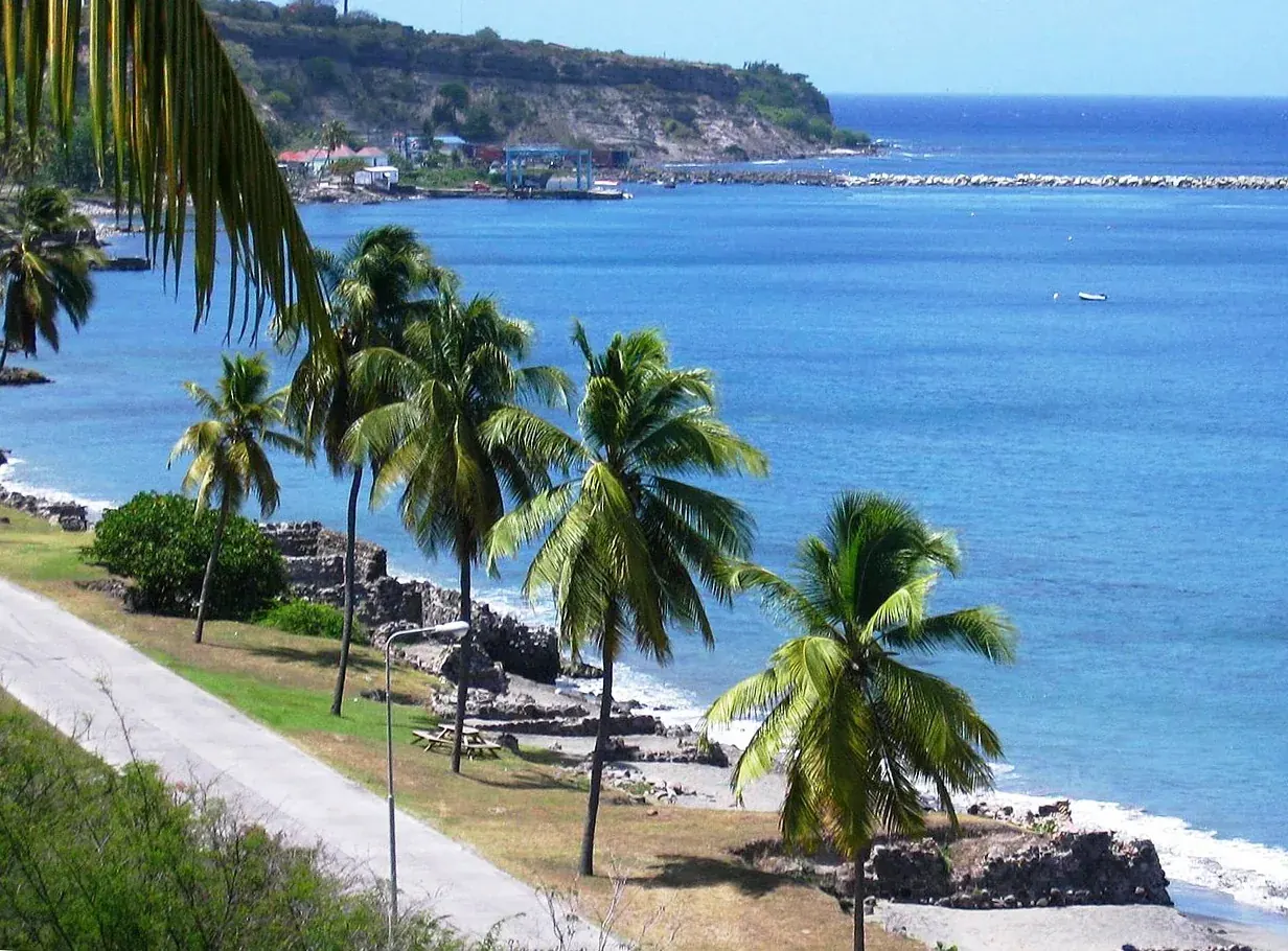 Fort Oranje & Lower Town on Sint Eustatius