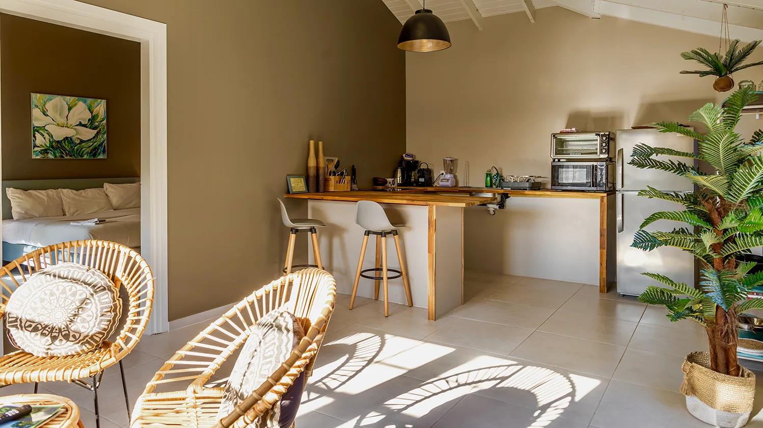 A practical bungalow kitchen at Talk of the Town
